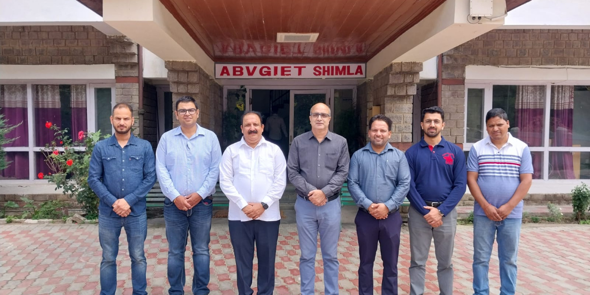 ABVGIET Welcome HPTU Peer Team