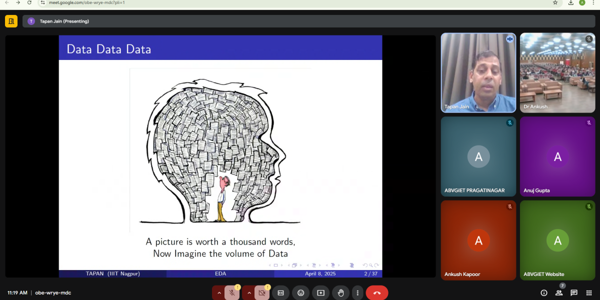 Live webinar on Data analytics